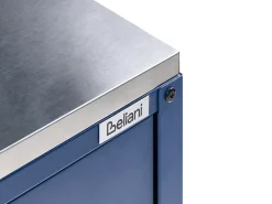 Mobile da cucina per esterni con lavello MAENZA Metallo Blu