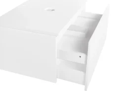 Mobile lavabo a parete ALZIRA 80 cm Bianco