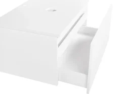 Mobile lavabo a parete ALZIRA 80 cm Bianco