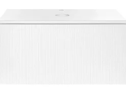 Mobile lavabo a parete ALZIRA 80 cm Bianco
