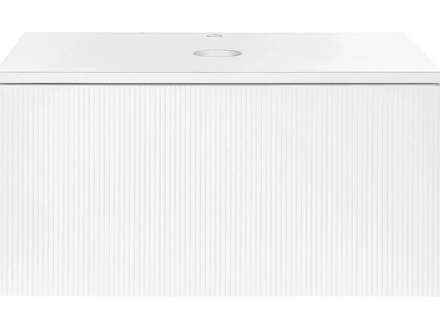 Mobile lavabo a parete ALZIRA 80 cm Bianco