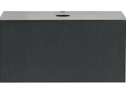 Mobile lavabo a parete ALZIRA 80 cm Nero