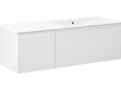 Mobile lavabo a parete con lavabo COROICO Grigio chiaro