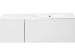 Mobile lavabo a parete con lavabo COROICO Grigio chiaro