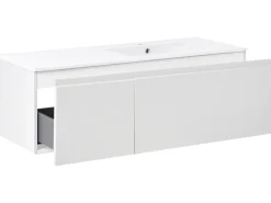 Mobile lavabo a parete con lavabo COROICO Grigio chiaro