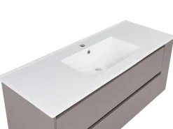 Mobile lavabo a parete con lavabo MANCORA Tortora