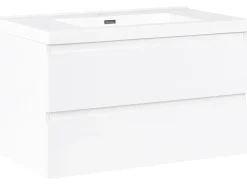Mobile lavabo a parete con lavabo TOTA Bianco