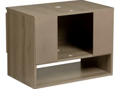 Mobile lavabo a parete NATAL 60 cm Marrone chiaro
