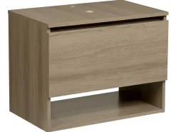 Mobile lavabo a parete NATAL 60 cm Marrone chiaro