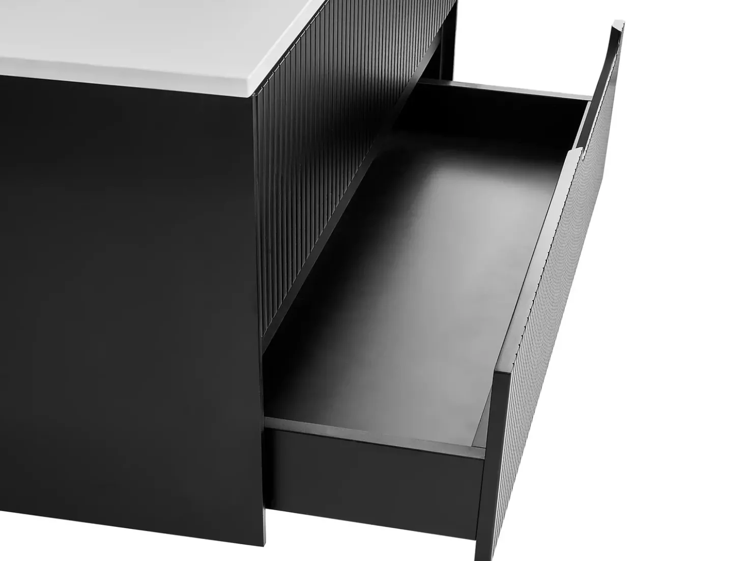 Mobile lavabo a parete QUINTELA 60 cm Nero