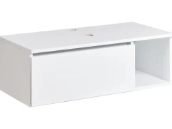 Mobile lavabo a parete RUPANCO 80 cm Bianco