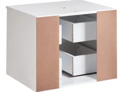 Mobile lavabo a parete SERRA 60 cm Bianco