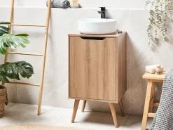 Mobile lavabo JUNIN 45 cm Marrone chiaro