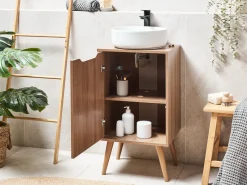 Mobile lavabo JUNIN 45 cm Marrone chiaro