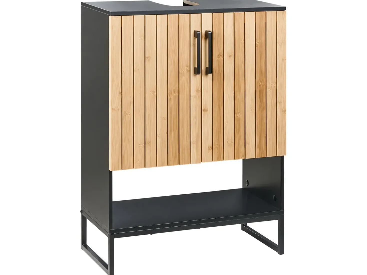 Mobile lavabo MISCANTI Bambù 60 cm Marrone chiaro