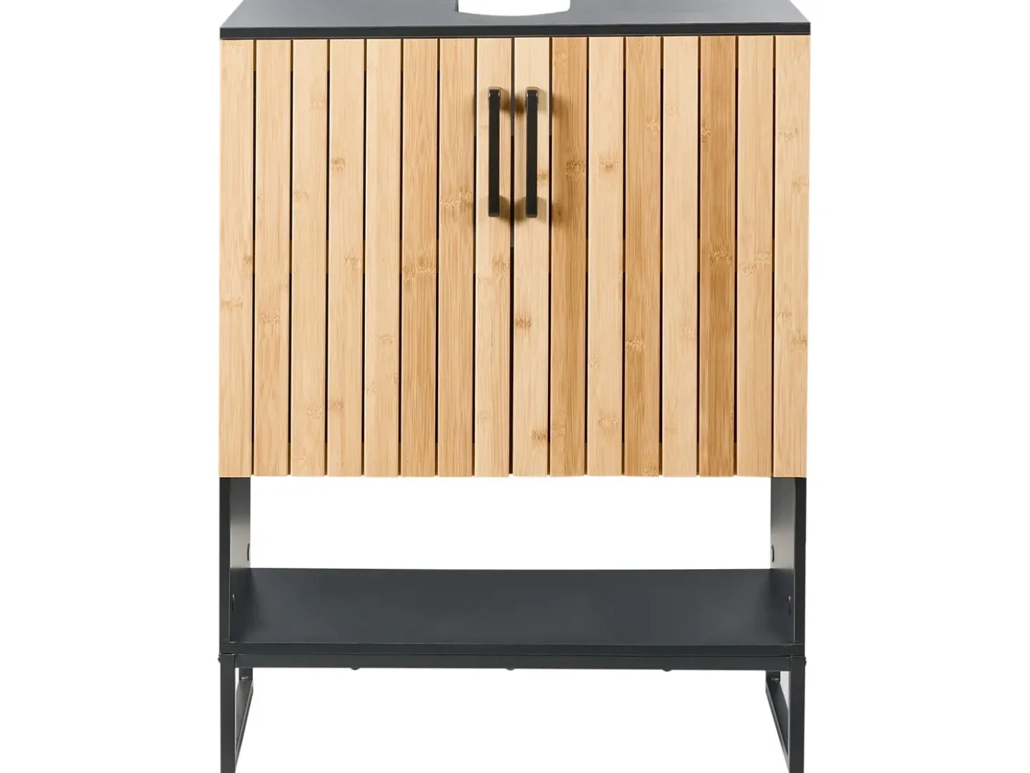 Mobile lavabo MISCANTI Bambù 60 cm Marrone chiaro