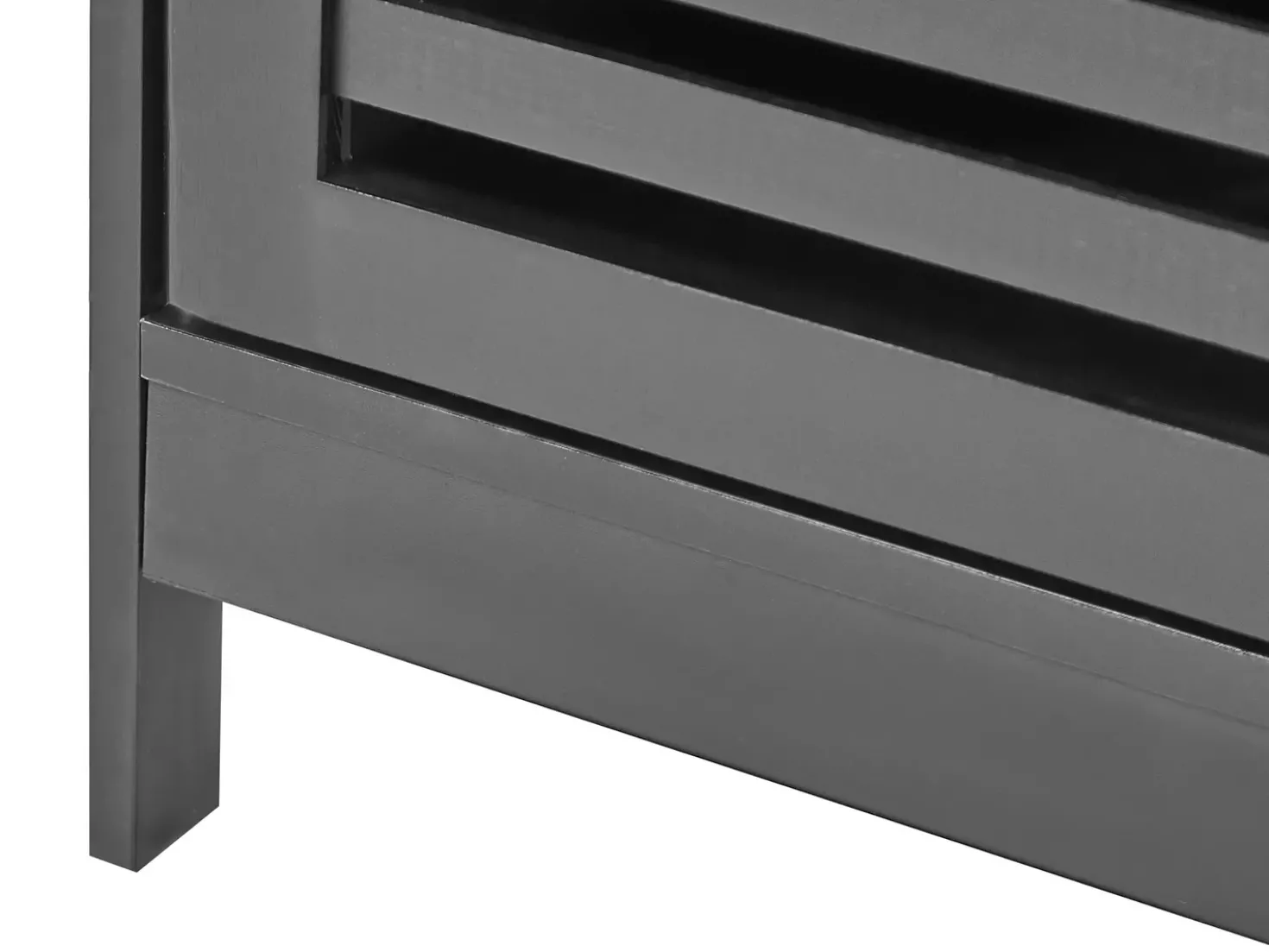 Mobile lavabo MISSOULA Bambù 60 cm Nero