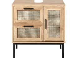 Mobile lavabo ROSELL 60 cm Marrone chiaro