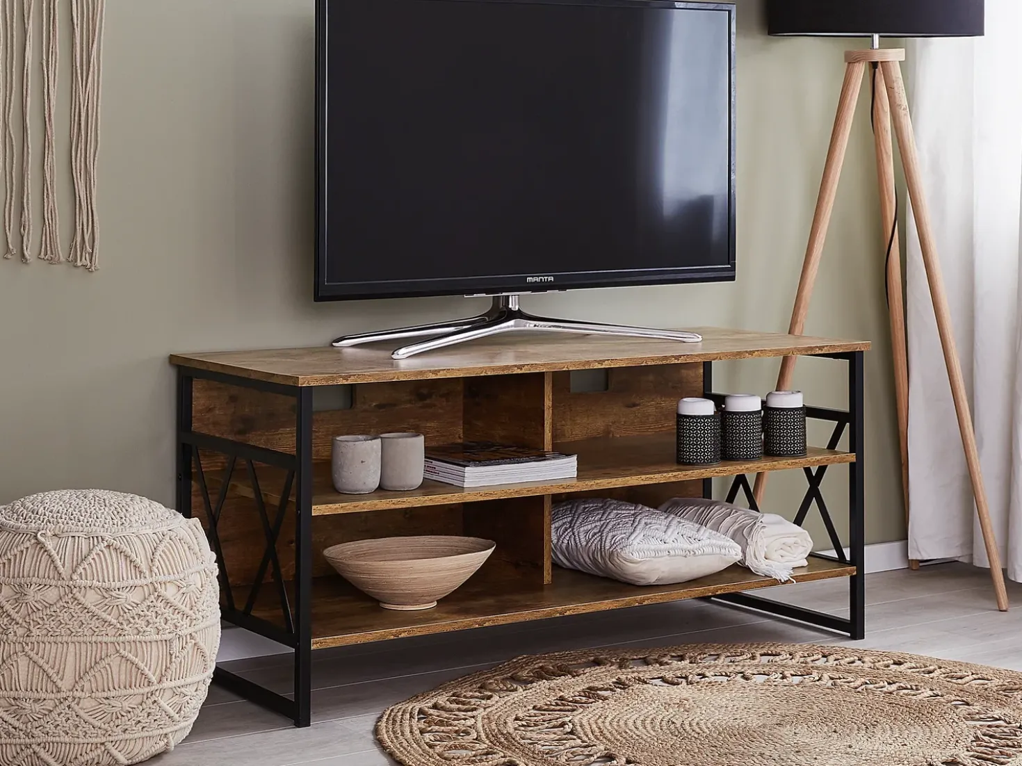 Mobile TV CARLISLE Marrone scuro