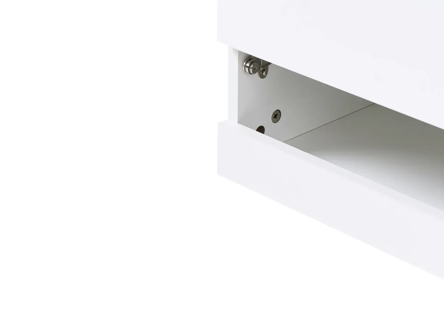 Mobile TV con LED EDMONTON Bianco