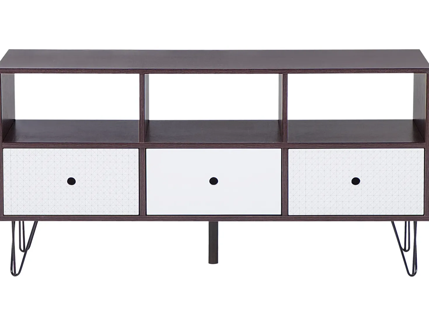 Mobile TV FOSTON Marrone/Bianco