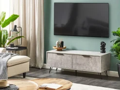 Mobile TV HALSTON Grigio effetto cemento