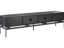 Mobile TV LANCELIN Nero/Marrone chiaro