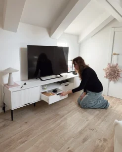 Mobile TV LEDUC Bianco
