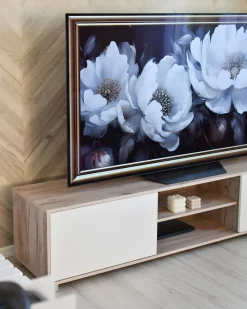 Mobile TV LINCOLN Marrone/Bianco
