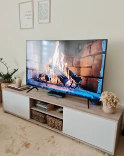 Mobile TV LINCOLN Marrone/Bianco