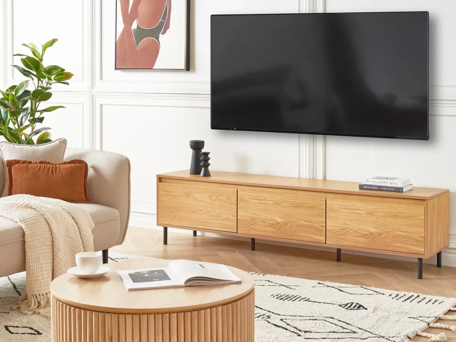 Mobile TV NIKEA Marrone chiaro