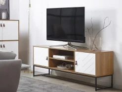 Mobile TV NUEVA Marrone chiaro/Bianco