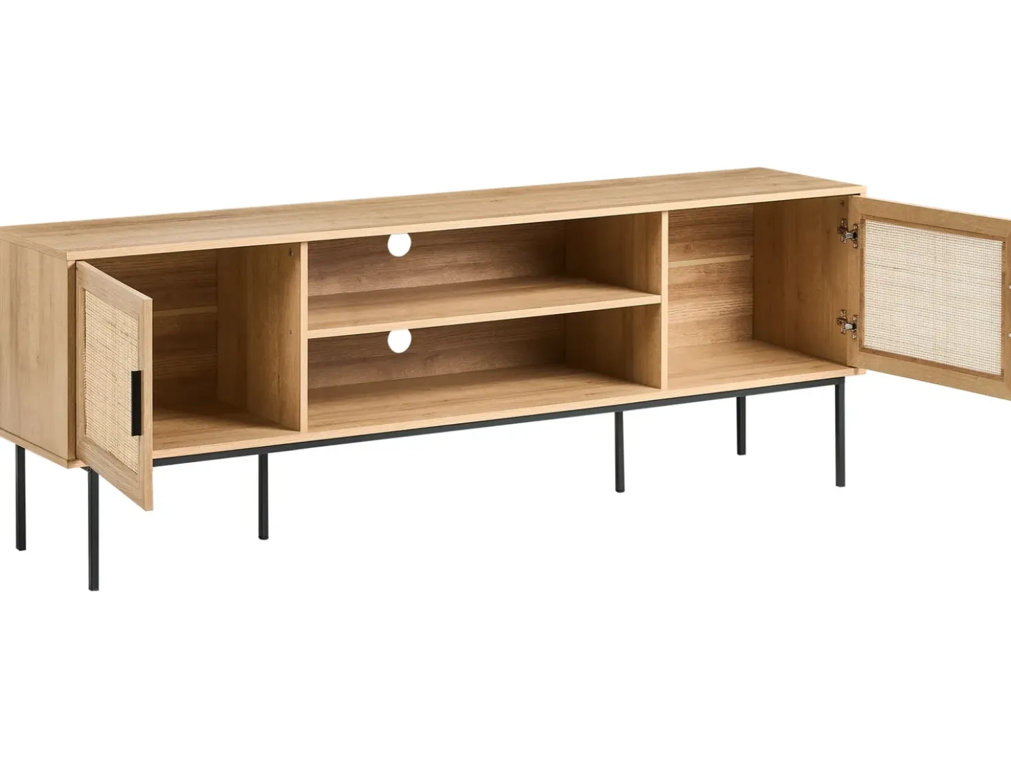 Mobile TV PASCO Rattan Marrone chiaro