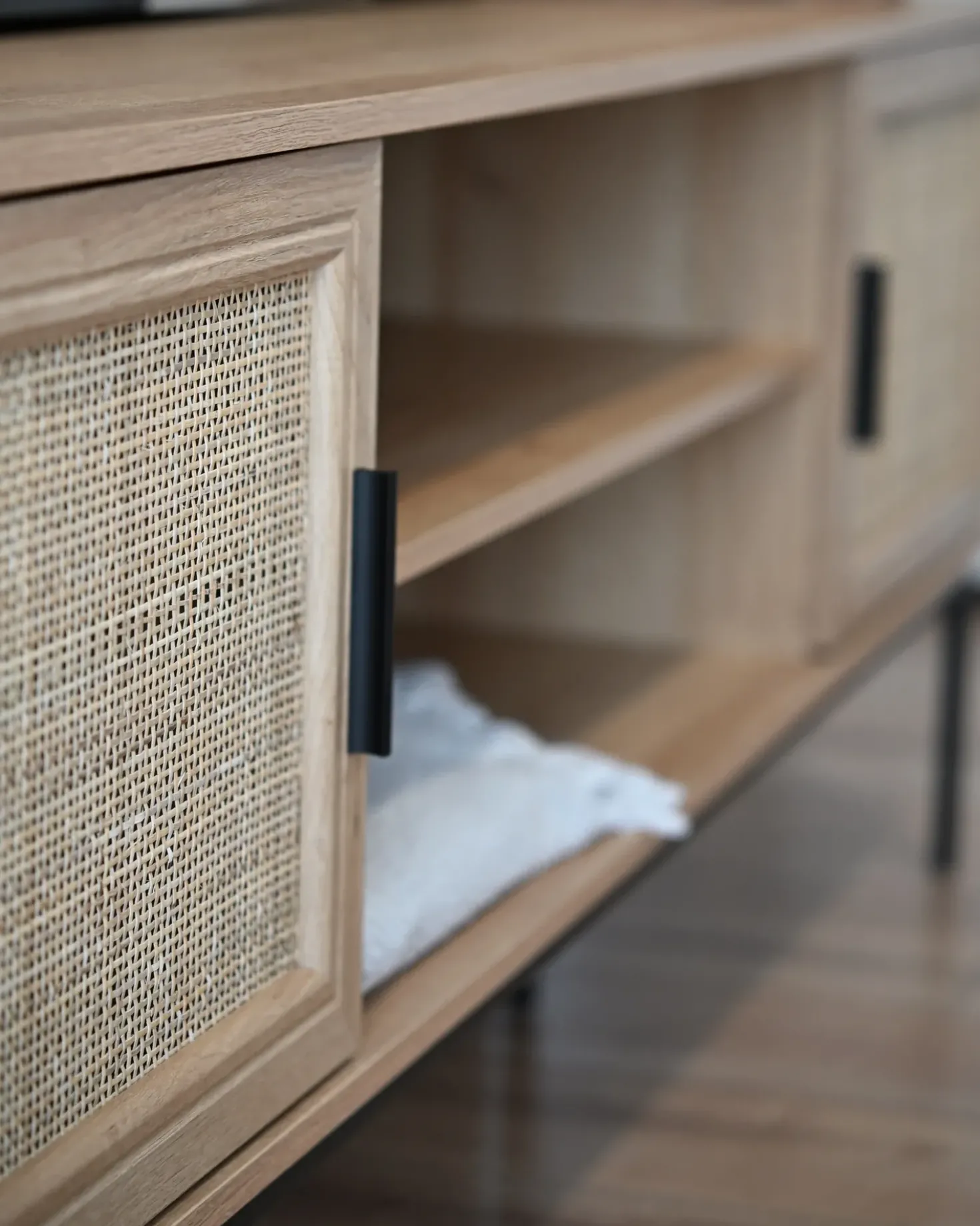 Mobile TV PASCO Rattan Marrone chiaro