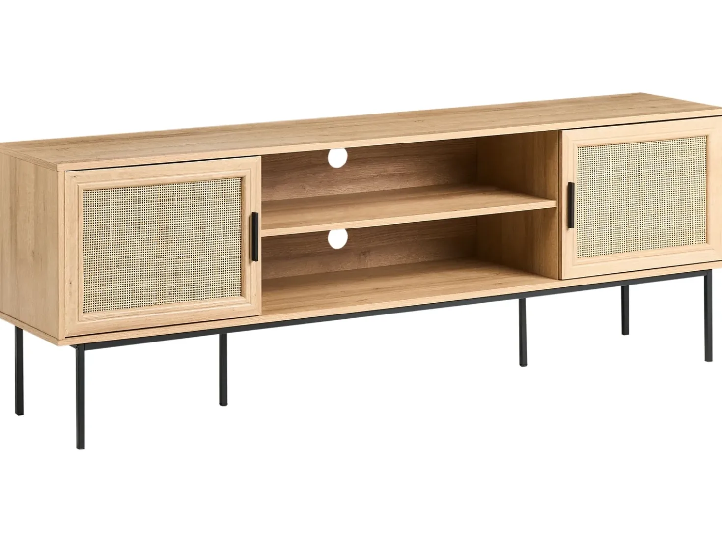 Mobile TV PASCO Rattan Marrone chiaro
