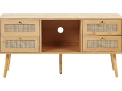 Mobile TV PEROTE Rattan Marrone chiaro