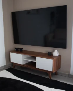 Mobile TV ROCHESTER Marrone/Bianco