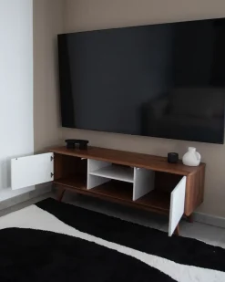 Mobile TV ROCHESTER Marrone/Bianco