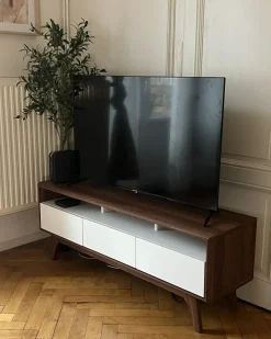 Mobile TV SYRACUSE Marrone/Bianco