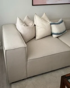 Modulo Angolare APRICA Lino sintetico Beige