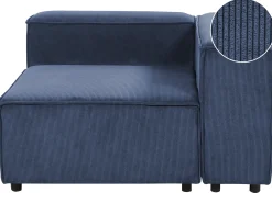 Modulo Angolare ARDAL Velluto a coste Blu scuro Lato Sinistro