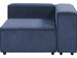Modulo Angolare ARDAL Velluto a coste Blu scuro Lato Sinistro