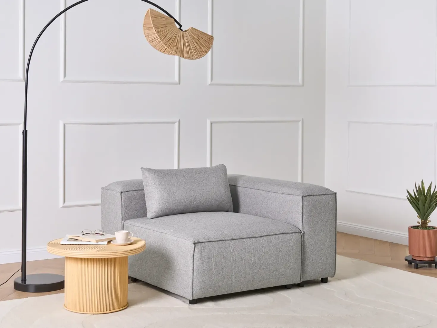 Modulo Angolare BRANDE Grigio Simmetrico