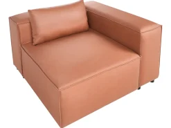 Modulo Angolare BRANDE Tessuto Marrone dorato Simmetrico