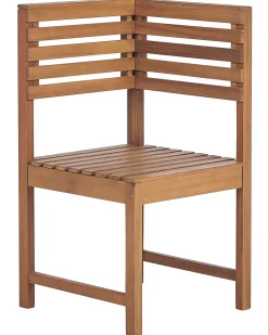 Modulo angolare da giardino TREIA Legno d'acacia Marrone
