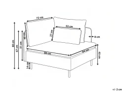 Modulo Angolare EGERIS Tessuto Beige