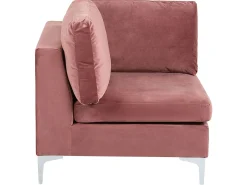 Modulo Angolare EVJA Velluto Rosa