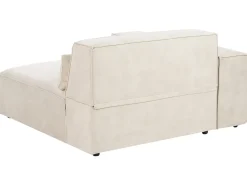 Modulo Angolare HELLNAR Velluto Beige chiaro Lato destro