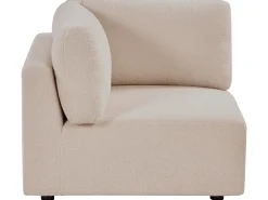 Modulo Angolare KIVVIK Bouclé Beige Lato destro
