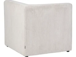 Modulo Angolare LEMVIG Velluto a coste Beige Lato destro